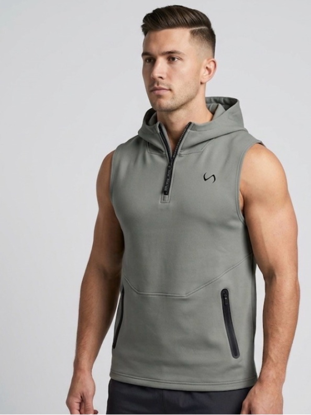 TLF Sage Green Tee with Black Logo Tab